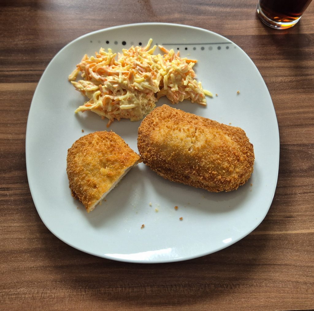 Cordonbleu mit Farmersalat