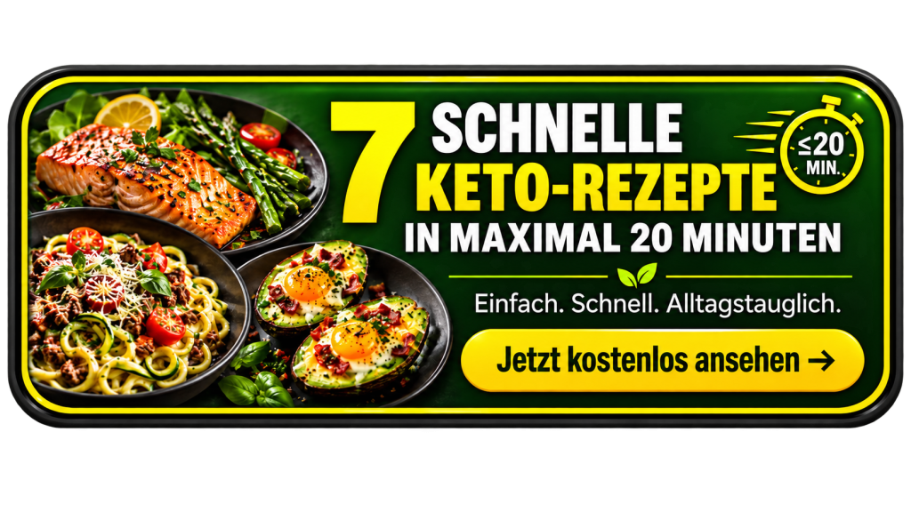 7 schnelle Keto-Rezepte